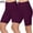 Purple, variant on Amzcrzy Womens Shorts Lounge Shorts Women 2PC Women's Fashion Solid Color Leggings with Yoga Sport Elastic Quarter Pants Shorts Leggings Shorts Women Womens Shorts Casual Short Sets for Women