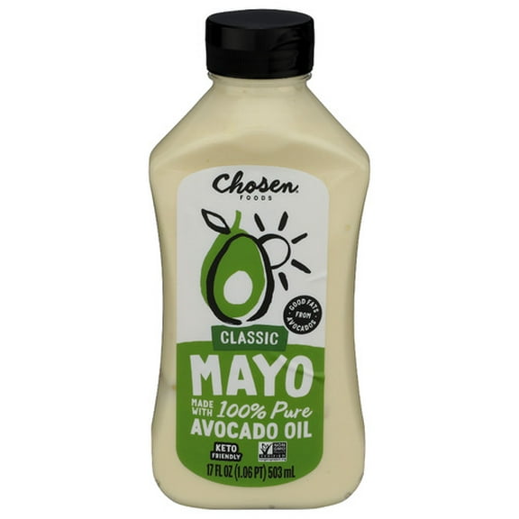 Chosen Foods Classic Mayo Squeeze 17 oz (Pack of 6)
