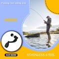 thumbnail image 3 of Soidarity Carrete de pesca Universal, agarre de potencia, manivela, brazo giratorio, mango de agarre, accesorio portátil para agua de mar, principiante Pescar Soidarity OD029005-01, 3 of 6