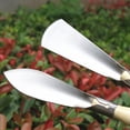thumbnail image 6 of CHENjy Stainless Steel Gardening Hand Tool Kit Ergonomic Grip Transplanting Trowel for Digging Weeds and Planting in Raised Beds Containers 2 pc, 6 of 6
