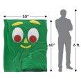 thumbnail image 5 of Gumby Big Face Officially Licensed Silky Touch Super Soft Throw Blanket 50' x 60', 5 of 6