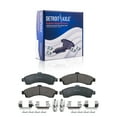 thumbnail image 6 of Detroit Axle - 325mm Front Rear Brakes and Rotors Brake Pads Replacement for Saab 9-7X Isuzu Ascender Fits select: 2004 CHEVROLET TRAILBLAZER EXT LS/EXT LT, 2002-2005 GMC ENVOY XL, 6 of 7