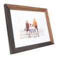 thumbnail image 3 of 5" x 7" Brown & Black Expressions Picture Frame with Mat by Studio Decor - Fold-out Easel Included - Horizontal or Vertical Display - 1 Pack, 3 of 4