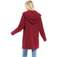 thumbnail image 3 of Made by Olivia Women's Casual Oversized Loose Fit Zip Up Pullover Hoodie Tunic Sweatshirt Jacket Fall Outfits (S-3X), 3 of 5