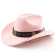 thumbnail image 2 of Western Style Cowboy Hat Curved Brim Ideal For Outdoor Adventure Travel Riding And Everyday Use, 2 of 3