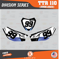 thumbnail image 3 of Kalair GFX Graphics Kit for Yamaha TTR110 (2008-2023) Division Series, 3 of 5