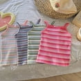 thumbnail image 6 of GYRATEDREAM Toddler Baby Girls Summer Sleeveless Tank Top Kids Embroidery Slim-Fit Stretch Vest Children Casual Athletic Cute Clothes for 2-7 Years, 6 of 8