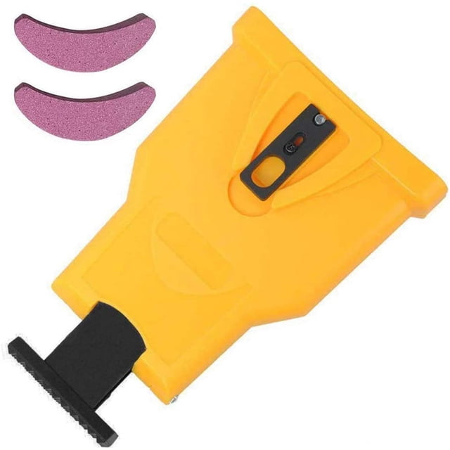 Chainsaw Sharpening Kit Saw Chain Sharpener With 2Pcs Whetstone- Sharpener For 14/16/18/20 Inch Two Hole Chainsaw Bar