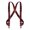 Multicolor, variant on Lovskoo Mens Work Suspenders Side Clip Design Heavy Duty Adjustable for Outdoor Pants Cargo Trousers and Casual Wear