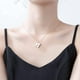 thumbnail image 3 of Collar con colgante de sobre TANGJMXG con carta de amor oro rosa, 3 of 5