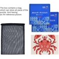 thumbnail image 6 of Paper Art Crab Jigsaw Puzzle 1000 Pieces, Zigsaw with Storage Bag and Reference Picture Easy to Solve Family Game Creative Gift for Friends Parents Grandparents, 6 of 6