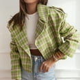 thumbnail image 6 of Weikingp Sweater Blazer For Women 2025 Women'S Blazers & Suit Jackets Womens Blazers Dressy Casual Short Blazers For Women Tweed Blazer Green M, 6 of 7