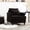 Black, variant on Modern and Ergonomic - Perfect for Apartment Lounging and Office Working