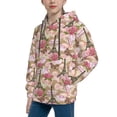 thumbnail image 2 of Daiia Rose Flowers for Boys Fashion Hoodies & Sweatshirts with Kangaroo Pocket,Hooded Sweatshirt for Kid, Breathable& Moisture Wicking-Medium, 2 of 6