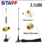 868MHz Magnetic base 3.5dBi LoRa LoRaWAN SMA Aerial Antenna with 3meter cable