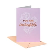 American Greetings Mother's Day Card (Lettering over Flower)