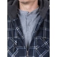 thumbnail image 4 of Visive 2-Pack Men Flannel Jacket - Big and Tall Zip Up Hoodie with Sherpa Lined Zip Up Hoodie - Fleece Plaid Shirt Jacket - Perfect for Hiking, Camping, & Everyday Winter Wear, 4 of 8