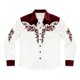 thumbnail image 2 of Camisetas de Navidad de Manga Larga de los Hombres Imprimir de Moda Casual Manga Larga Turndown Collar Blusa para Primavera Invierno Al Aire Libre Diario, 2 of 4