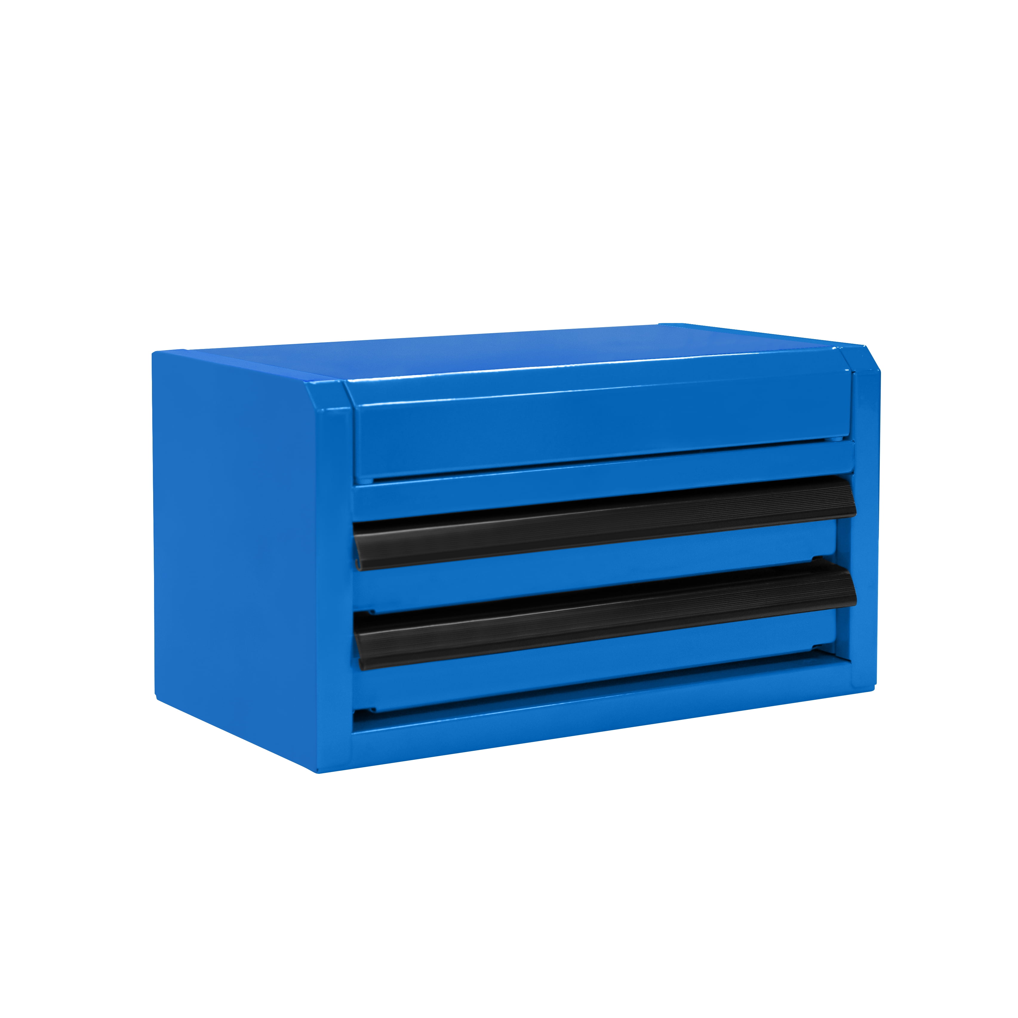Hyper Tough Mini 10-inch 2-drawer Steel Toolbox, Blue