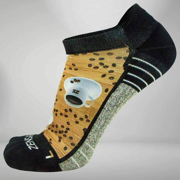 Zensah Coffee Socks (No Show) S / Brown