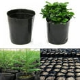 thumbnail image 2 of 100PCS Plastic Flowers Pots for Plants, with Drainage Holes for Indoor Plants, Outdoor Clearance, Seeding Nursery, Succulents, 2 of 6