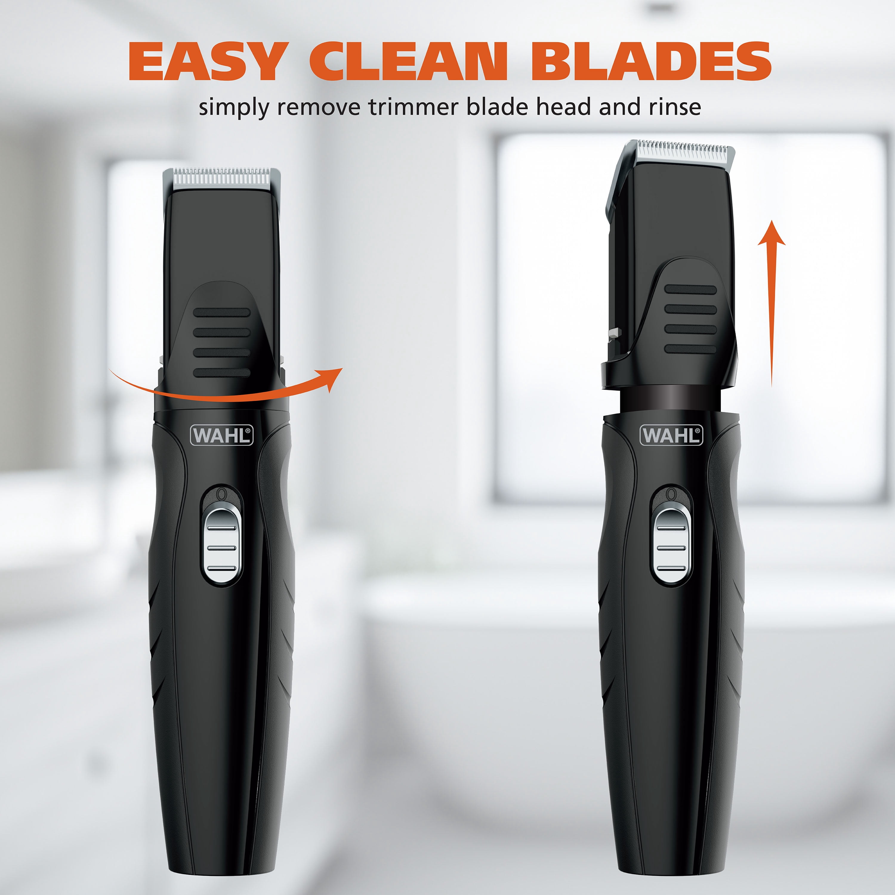 Wahl Body Groomer Electric Body Hair Trimmer for Men, Safely Trim Face, Chest, Legs, & Groin – Model 3029843