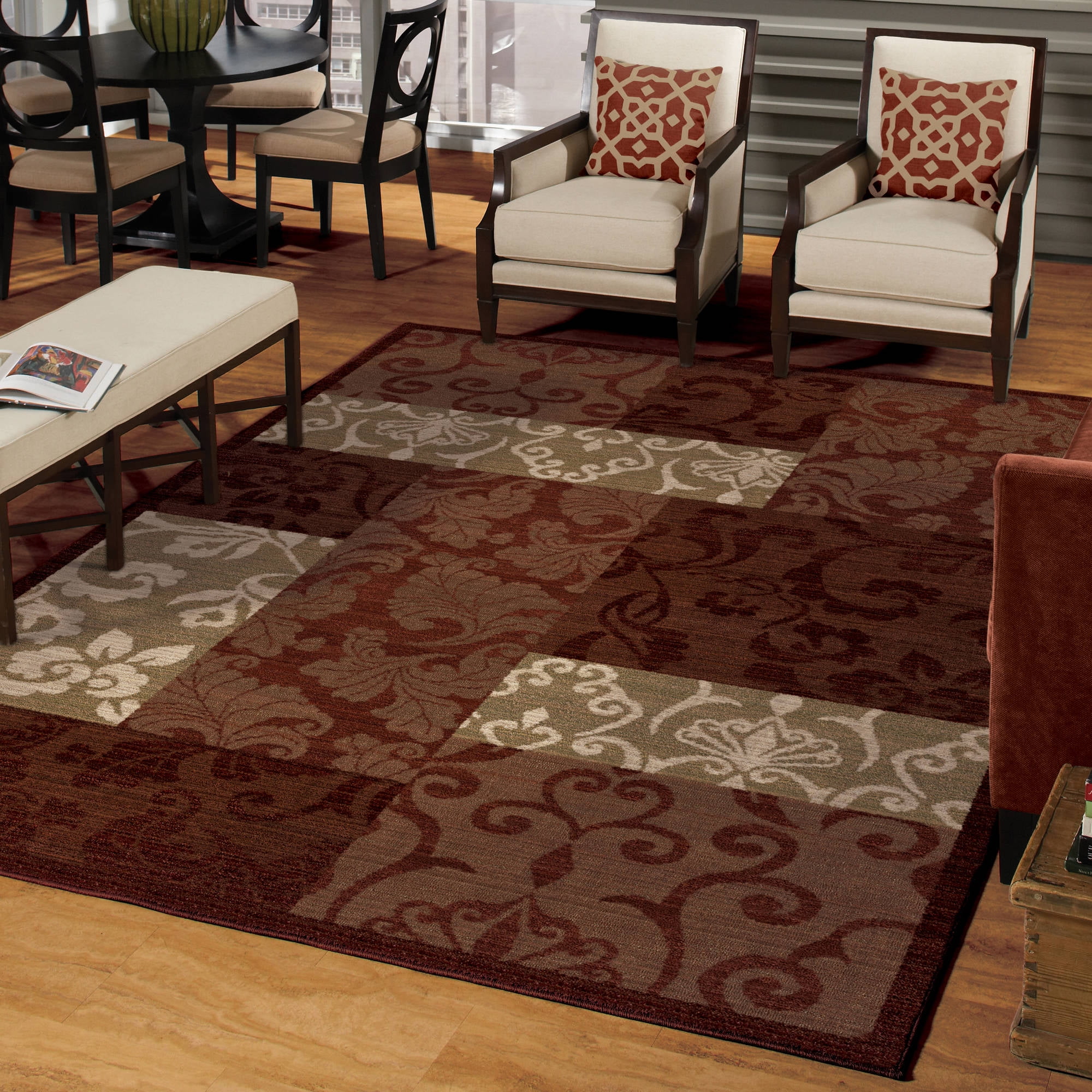 Tabriz Aqua Area Rug Walmart