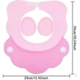 thumbnail image 2 of Shower Cap Baby Bath Visor Adjustable Hair Washing Aids For Kids Adult Shampoo Shield Pink For Girls, 2 of 5