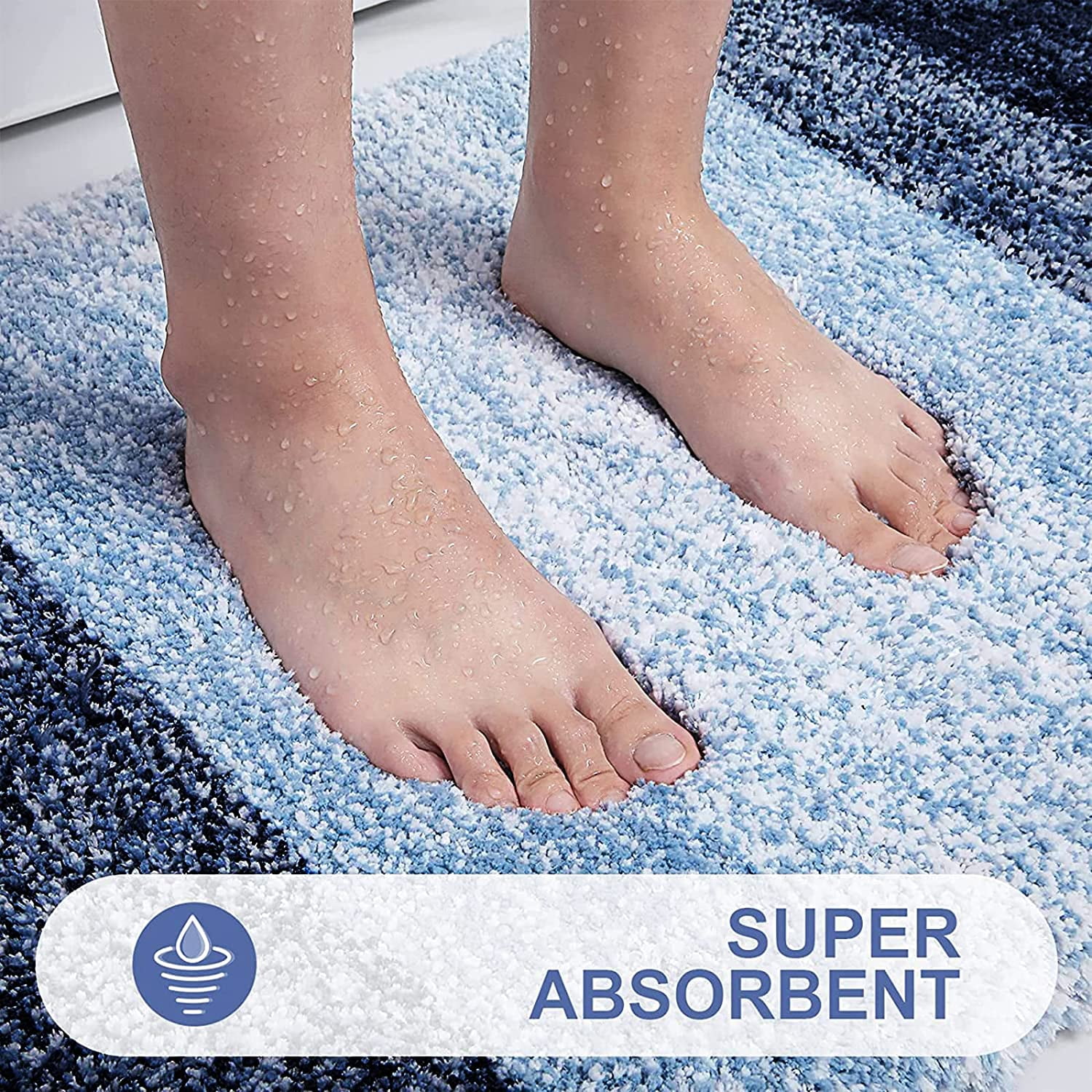 Luxury Super Absorbent Quick Drying Non-Slip Bathroom Mat⁠