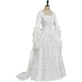 thumbnail image 2 of Womens White Victorian Dress Set Musical Outfit, 2 of 9