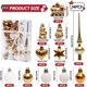 thumbnail image 2 of Christmas Tree Decoration Snowman Shatterproof Hanging Set (silver) 34 Pieces Bd, 2 of 3