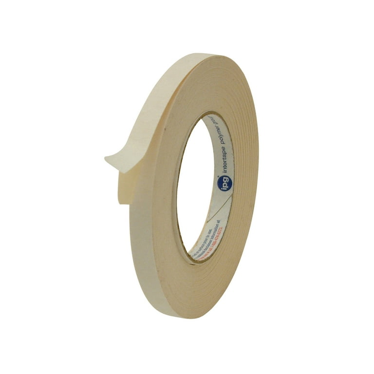Intertape 591 Double Sided Flatback Paper Tape 1 2 in x 36 yds