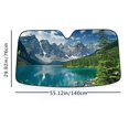 thumbnail image 4 of Awypu Lake Mountains Trees Sunshade for Car Windshield Prevent Your Car from Sun Heat & Glare for Vehicle SUV Truck Protector 55.12*29.92 in, 4 of 7