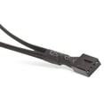 thumbnail image 3 of PC Fan Splitter Extension Cable - 1 to 2 PWM Fan Splitter Compatible with 3 & 4 Pin PC Cooling Fans, 10 inch Black Braided Nylon Cable (2 Pack), 3 of 6