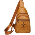 thumbnail image 1 of Bolso de Pecho Bolso Bandolera Multifuncional Ligero para Hombres Mujeres (Amarillo), 1 of 9