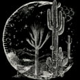 thumbnail image 2 of Junior's Lost Gods Desert Moon Sketch Scene Graphic Oversized T-Shirt, 2 of 2