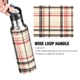 thumbnail image 4 of Yayeee 20oz Insulated Water Bottle Double Wall Stainless Steel with Flip Straw Lid, Black Tartan, 4 of 7