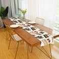 thumbnail image 2 of Yayeee Table Runner 70 inches Long Home Kitchen Dinning Party Decoration, White Cakes Pattern, 2 of 7