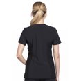 thumbnail image 5 of Cherokee Iflex Women's Scrubs Top Mock Wrap Knit Panel CK680, 5 of 5
