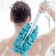 thumbnail image 1 of Cepillo de baño de mango largo, cepillo para la espalda, cepillos para el cuerpo de la ducha, esponja colgante de malla suave (azul) JM, 1 of 4