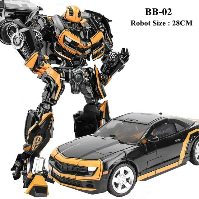 Figuras de acción de gran tamaño, juguetes transFormables de 28CM, Black Mamba BB-02 BB02, serie de películas, modelo de coche Robot MPP10 SS05 LS-14