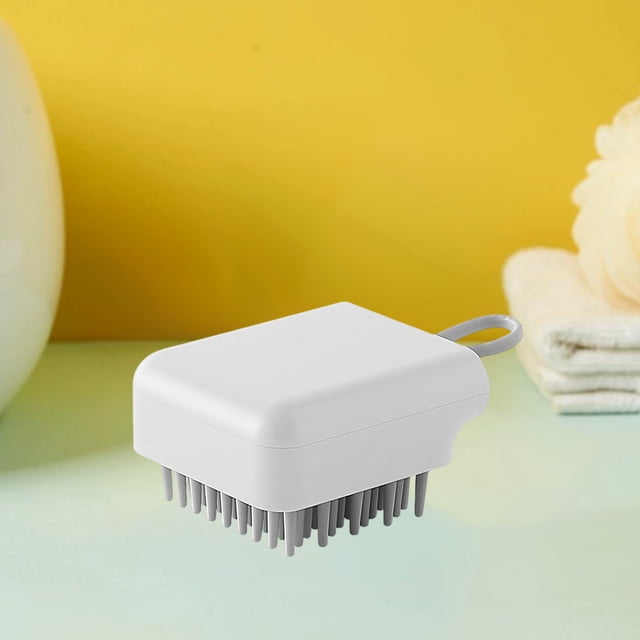 PEONAVET Plastic Wash Massage Brush Shampoo Brush Shampoo Comb Wash Head Massage Brush Shampoo Brush Shampoo Massage Comb Soft Hard Moderate Head Massage Artifacts