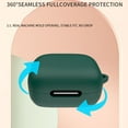thumbnail image 6 of Fashion Shockproof Washable Silicone Anti-Fall Earphone Case Charging Box Sleeve Bluetooth Headphone Protective Case Wireless Earbuds Accessories DARK BLUE, 6 of 8
