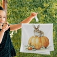 thumbnail image 5 of Dreamtimes Autumn Pumpkins Rabbit Hand Towels 2 PCS, Ultra Soft and Highly Absorbent, Decorative Fingertip Towel for Home, Bathroom, Kitchen, 28.3"x14.4", 5 of 5
