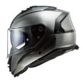 thumbnail image 2 of LS2 Assault Solid Motorcycle Helmet Gloss Brushed Alloy 3XL, 2 of 4