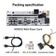 thumbnail image 2 of VER012MAX PCI-E Card Cable Express 1x a 16x 6pin Extender Reemplazo Adaptador externo Accesorio de extensión para computadora de escritorio Rojo Eigraketly EL005844-02, 2 of 6