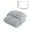 Blue, variant on Queen Size White Vertical Striped Knit Fitted Sheet, Ultra Soft, Wrinkle & Fade Free w/Extra Deep Pockets - Breathable & Comfy for Bedroom & Guest Room