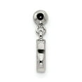 thumbnail image 2 of 925 Sterling Silver Mio Memento Dangle Letter S Charm Pendant; for Adults and Teens; for Women and Men, 2 of 3