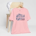 thumbnail image 4 of American Mama Short Sleeve Tee, Mama T-shirts, Women T-shirts, Mom T-shirts, 4 of 5