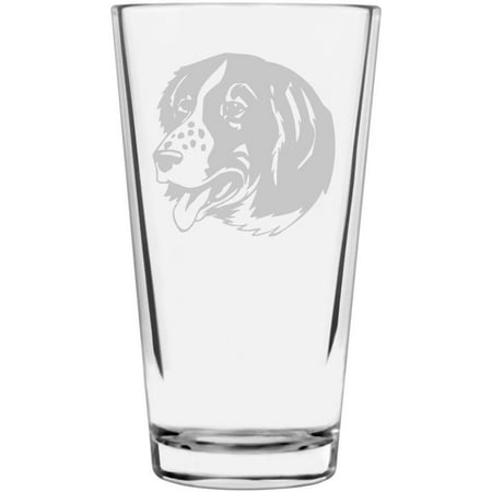 

Karakachan Bulgarian Shepherd Dog Themed Etched All Purpose 16oz Libbey Pint Glass